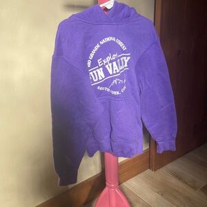 Port and Company Purple Kids Hoodie